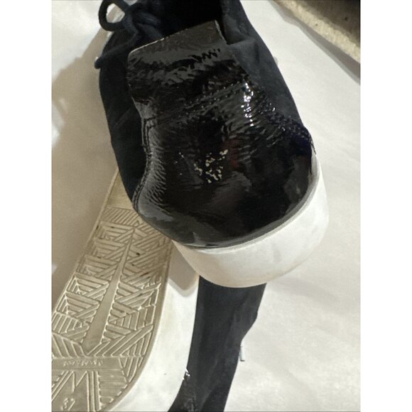 Arche Black Suede Patent Leather Oxford Shoes Size 37 Size 6 - Picture 7 of 7